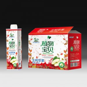 植物寶貝蘋果汁1Lx6盒