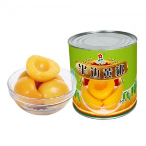 三月花半邊黃桃罐頭