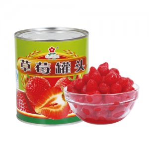 三月花糖水草莓罐頭