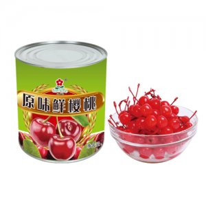 三月花原味鮮櫻桃罐頭