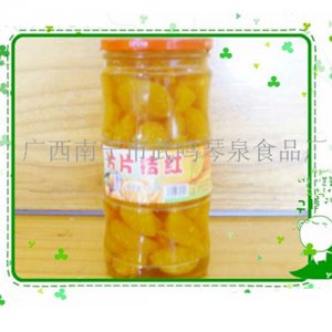 琴泉片片桔紅罐頭