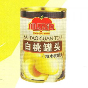 仙果源白桃罐頭