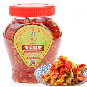 毛阿婆醬貢菜脆椒辣椒