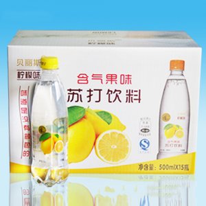 貝麗斯檸檬味蘇打飲料500mlx15