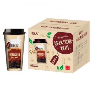 恒大珍珠黑糖雙拼奶茶簡箱