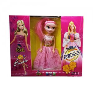 貝佳美童趣彩虹公主椒鹽味餅干