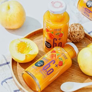 小牛發(fā)現(xiàn)黃桃果漿果肉飲品252g