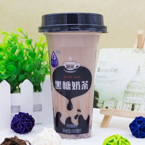 樂比樂黑糖奶茶飲料400ml