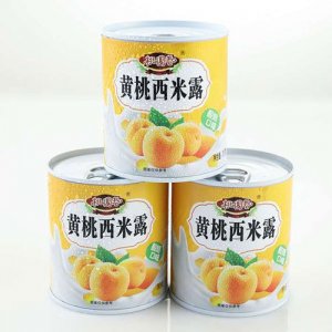 桃園春黃桃西米露312g