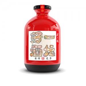 金六福綿柔一壇好酒紅壇
