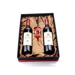 裕誠(chéng)喜慶紅雙支禮盒葡萄酒