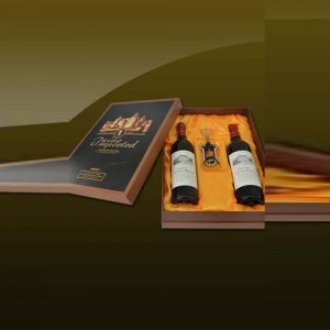 裕誠(chéng)尊貴黑雙支禮盒葡萄酒