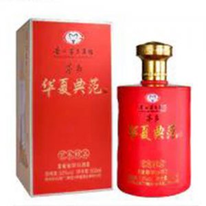 茅鄉(xiāng)華夏典范酒醬香型53度500ml