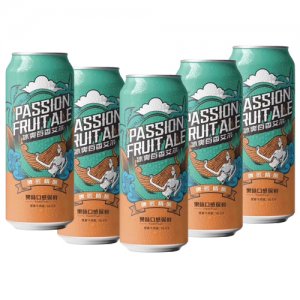 啤匠精釀冰爽百香艾爾果味啤酒500mlx12瓶