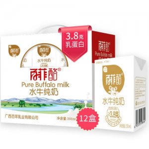 百菲酪水牛純奶200mlx12盒