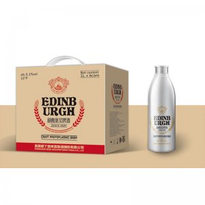 英國(guó)愛丁堡精釀原漿啤酒1升禮盒