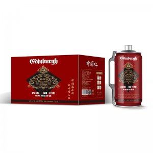英國(guó)愛丁堡精釀原漿啤酒2L×6中國(guó)紅