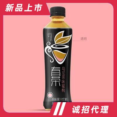 伊思特春茶烏龍茶+蜜桃茶味果汁飲料500ml