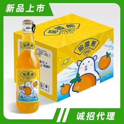 哈嘍熊香橙味果汁型汽水330mlX20瓶