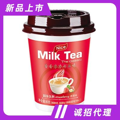 佳因美奶茶草莓味固體飲料80g