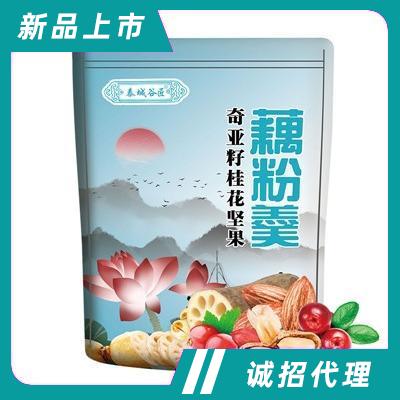 泰城谷匠奇亞籽桂花堅(jiān)果藕粉羹營(yíng)養(yǎng)代餐飽腹休閑食品網(wǎng)紅蓮藕粉袋裝