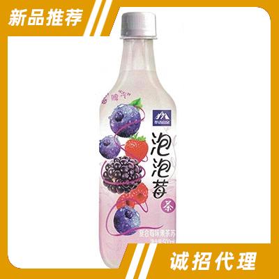 茶語山泉果茶蘇打泡泡莓茶500ml