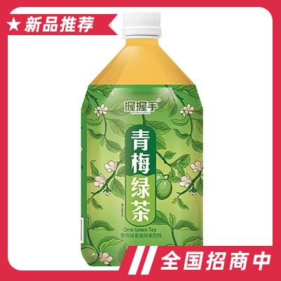 握握手青梅綠茶飲料1L