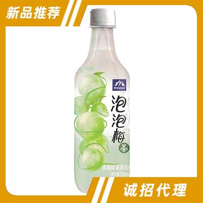 茶語山泉果茶蘇打泡泡梅茶500ml