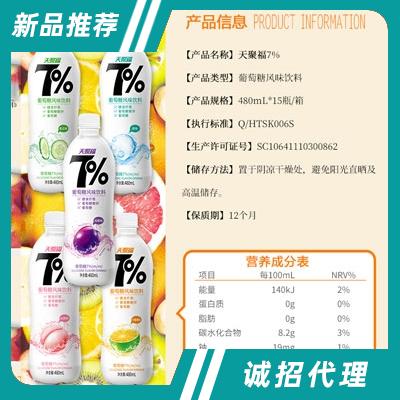 天聚福7%葡萄糖風(fēng)味飲料系列480ml