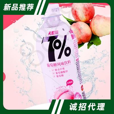 天聚福7%白桃味葡萄糖風味飲品480ml