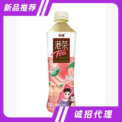 臻趣港茶蜜桃金駿眉茶飲料600ml