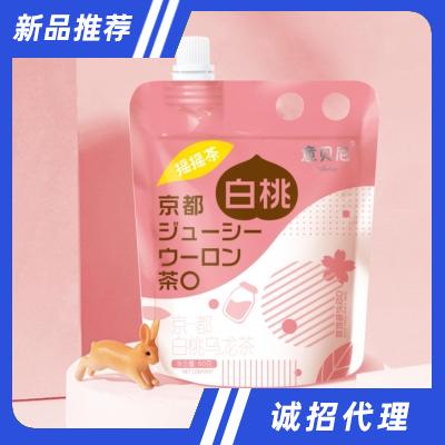 意貝尼京都搖搖奶茶白桃味60克