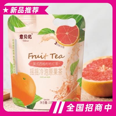 意貝尼搖搖冷泡原果茶美式西柚柑桔紅茶23克