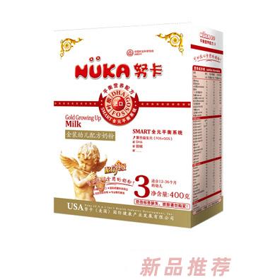 努卡金裝平衡幼兒配方奶粉3段盒