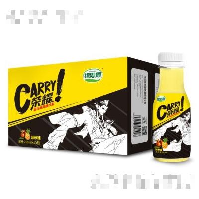 綠思康carry榮耀瓜拉納風(fēng)味飲料菠蘿味（箱）