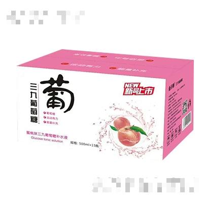 三九葡萄糖補水液蜜桃味500mlx15瓶