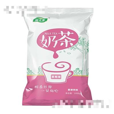歐士多奶茶草莓1000g