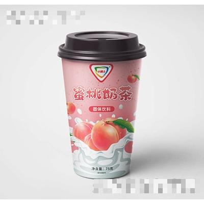小博士蜜桃奶茶固體飲料75g