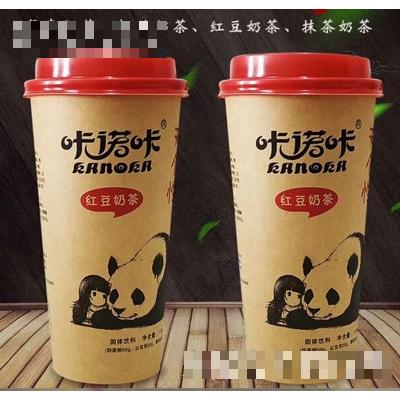 咔諾咔紅豆奶茶