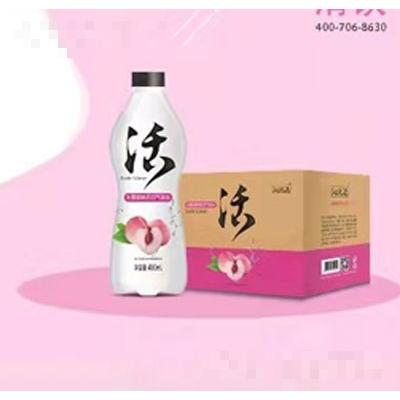 沁沅活水蜜桃味蘇打氣泡水490ml（箱裝）