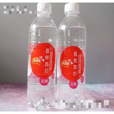 笑連連蘇打汽水荔枝味500ml