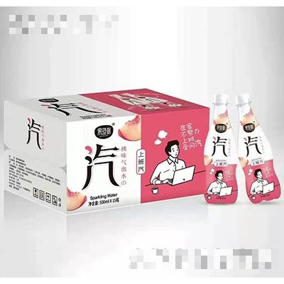 果時(shí)刻桃味氣泡水500mlx15