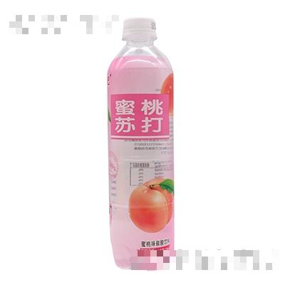 一起嘿吧蜜桃蘇打碳酸飲料500ml