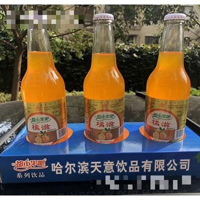 都市果吧大橘滋汽水瓶裝