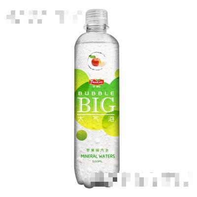 千嶼大氣泡蘋果味汽水500ml