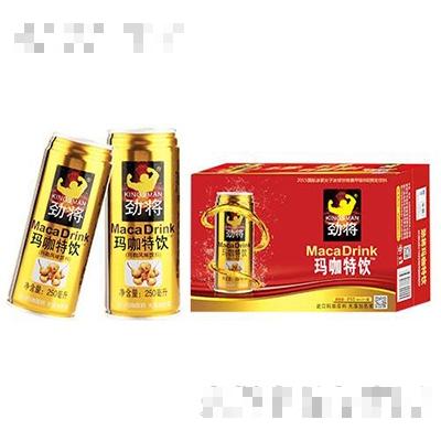 勁將瑪咖特飲瑪咖風味飲料功能飲料運動飲料250mlx24罐