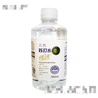 佳沃天然蘇打水360ml（白）