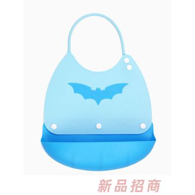 樂迪新款立體硅膠飯兜