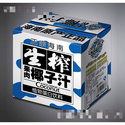 1.25kgX6椰花香生榨果肉椰子汁