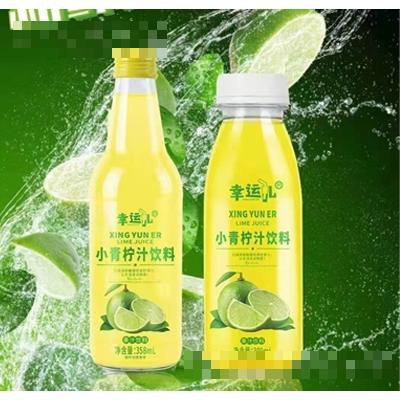 幸運(yùn)兒小青檸汁飲料358ml+300ml夏季初飲果汁飲品